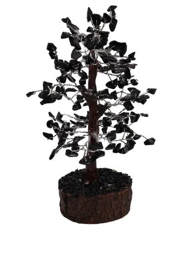 CRYSTAL TREE - Black Tourmaline 160 Beads 22cm